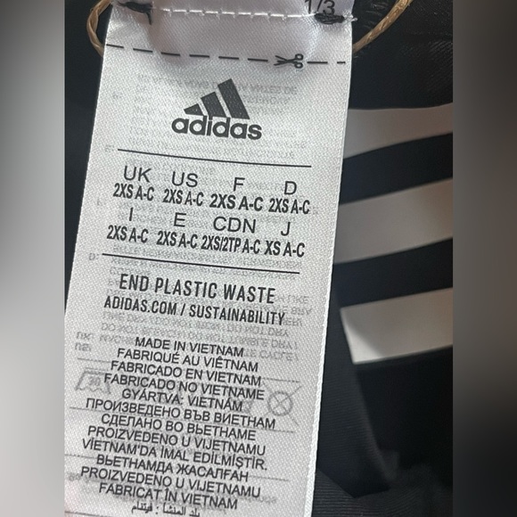 🖤Adidas Women's TRN Power Aeroready Sports Bra Medium Support Bra Sz XXS/28A - Picture 4 of 11